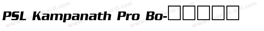 PSL Kampanath Pro Bo字体转换